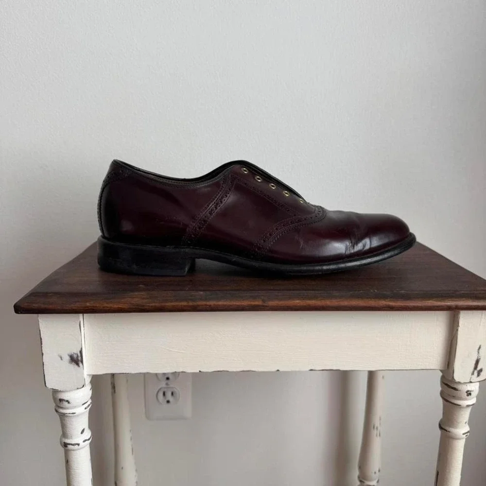 Keith Highlander burgundy leather‎ loafer size 11.5